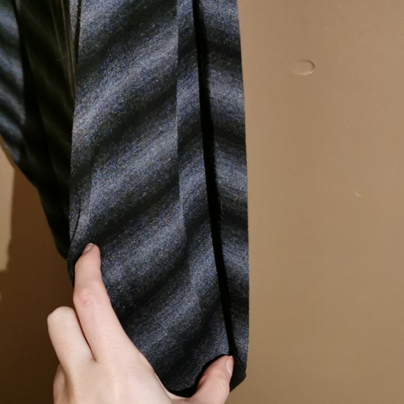 Ronan Chen size s maxi dress gray striped - Picture 9 of 13